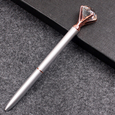 

Siaonvr Cute Ballpoint Pen Crystal Fashion Girl 19 Carat Of Diamond Big Metal Pen School