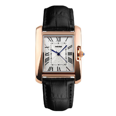 

SKMEI 1085 Fashionable Retro Style 3ATM Waterproof Quartz Womens Watch with Leather Strap