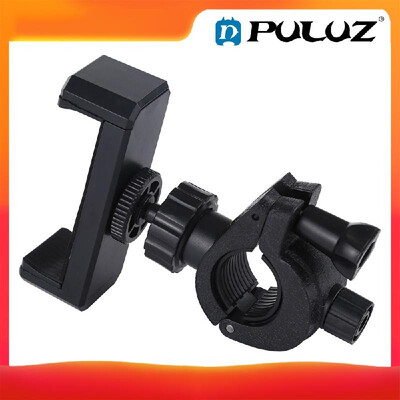 

PULUZ Cell Phone Clip Holder Smartphone Clamp Bracket Phone Stand Compatible with Most Mobile Phones