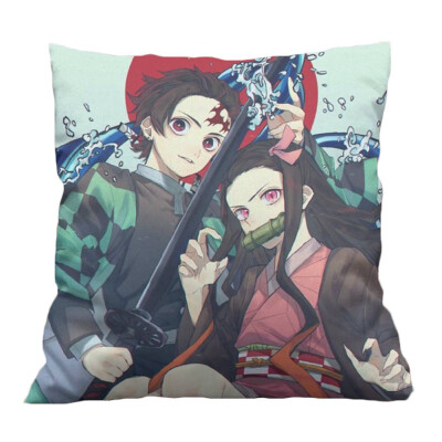 

Cartoon Throw Pillows Square Decorative Pillows for Kids Teens Adults&Anime Fans