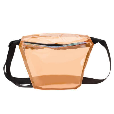 

Fanny Pack Transparent Waist Belt PVC Chest Bag Fashion Women Hip Pouch