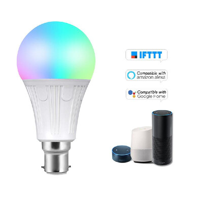 

V12 Smart WIFI LED Bulb RGBW LED Bulb 11W E27 Dimmable Light Phone Remote Control Group Control Compatible with Alexa Google Home
