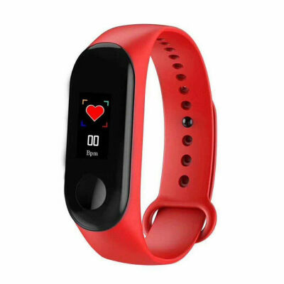 

Smart Band Watch Bracelet Wristband Fitness Tracker Blood Pressure HeartRate M3