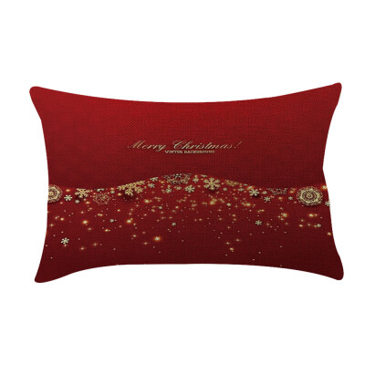 

〖Follure〗Christmas Sofa Bed Home Decoration Festival Pillow Case Cushion Cover20x12inch