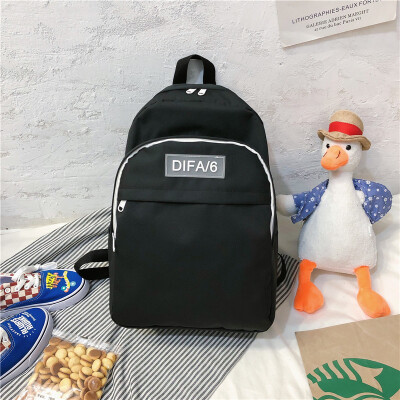 

Schoolbag female Korean version of the original ulzzang high school students ins wind bf large capacity forest department shoulder
