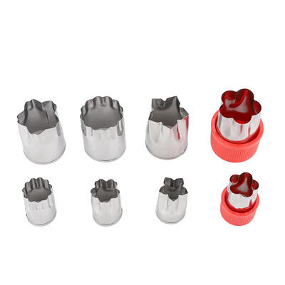 

Greensen 8pcsset Stainless Steel Melon Cutter Molds Fruit Watermelon Cutting Tool Biscuit Mould Kitchen