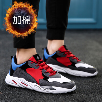 

Autumn&summer plus velvet mens shoes 2019 new net red shoes mens tide shoes wild Korean version of the trend of casual sports shoes