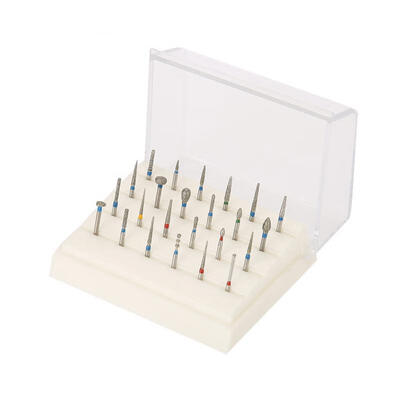 

Greensen 24 Holes Dental Burs Holder Dental Diamond Burs Drill High Speed Block Box Dental Tool
