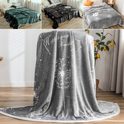 

120200cm Christmas Soft Throw Blanket Warm Edging Blankets