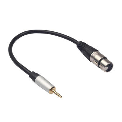 

03m 35mm Male to XLR 3pin Female Audio Cable Microphone Adapter Cable