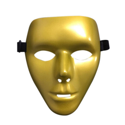 

DIY Halloween Mask Gold Sliver Dancing Party Decoration Mask Novelty PVC Street Dance Party Masks