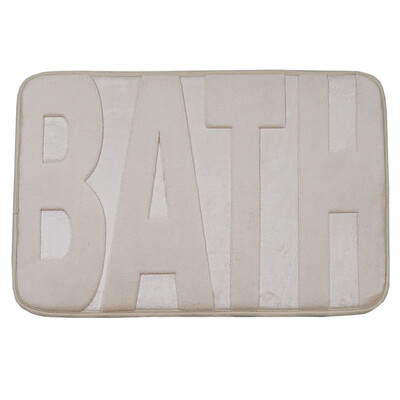 

Toponeto Rugs Vertical Stripes Memory Foam Bath Mat Carpet Floor Mats