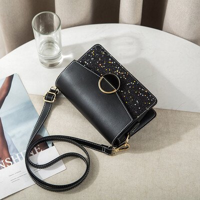 

In summer ins super-hot girls Korean version of one-shoulder oblique bag is fashionable with studentsoblique stride