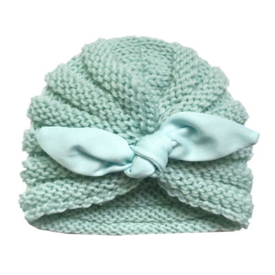 

Newborn Toddler Kids Baby Boys Girls Knit Wool Beanie Hat Winter Warm Cap