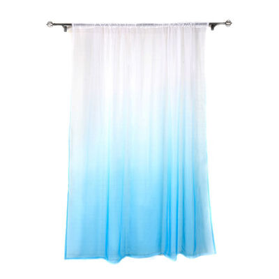 

Tulle Curtains 3d Print Kitchen Decorations Window Treatments American Living Room Divider Sheer Voile curtain Single Panel