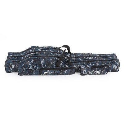 

Portable Folding Fishing Rod Carrier Canvas Fishing Pole Tools Storage Bag Case Fishing Gear Tackle