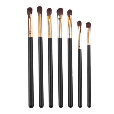 

7pcs Soft Hair Wood Handle Eyeshadow Brush Cosmetics Makeup Brushes Set Kit