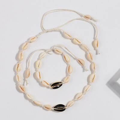 

Fashion White Shell Irregular Gravel Chips Beads Pearl Choker Necklace for Women Party Wedding Gifts Summer Jewelry Collar