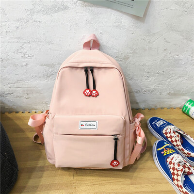

Ancient feeling girl schoolbag female ins Korean version of high school students double shoulder bag campus simple Mori Department