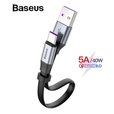 

Baseus 5A USB Type C Cable For Huawei P30 P20 Mate 20 P10 Pro Lite Fast Charging Charger For Xiaomi mi Type-c Cable