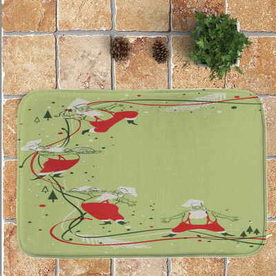 

〖Follure〗Merry Christmas Welcome Doormats Indoor Home Carpets Decor 40x60CM