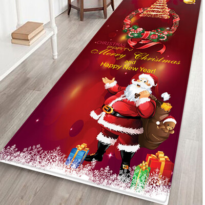 

〖Follure〗Merry Christmas Welcome Doormats Indoor Home Carpets Decor 60x180CM