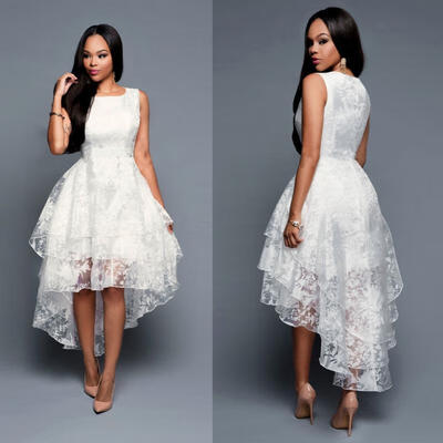 

Womens Lace Floral Long Dress Cocktail Party Evening Dress Formal Prom Ball Gown