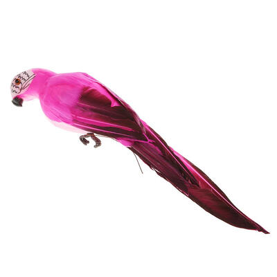 

Creative Foam Feather Artificial Parrots Imitation Bird Model Garden Decor