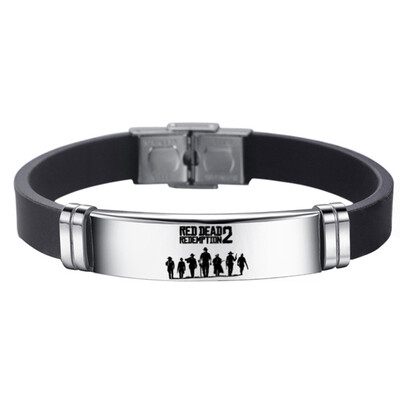 

1PC New Famous Game Redemption Lettering Printed Bracelet