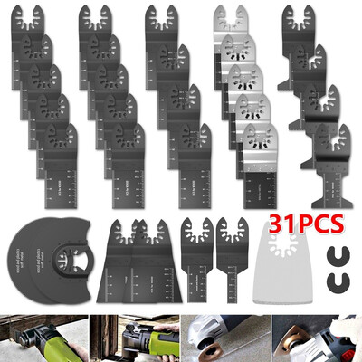 

2831PCS Oscillating Saw Blades for Fein Multimaster Dewalt Makita Bosch Multimaster Rotary Tool Bit Saw Blades