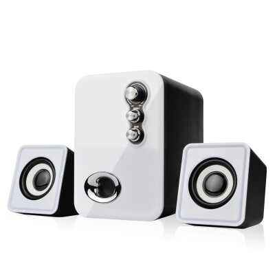 

3D Sound 21 CH PC Computer Speaker with Dual Subwoofer Laptop Desktop