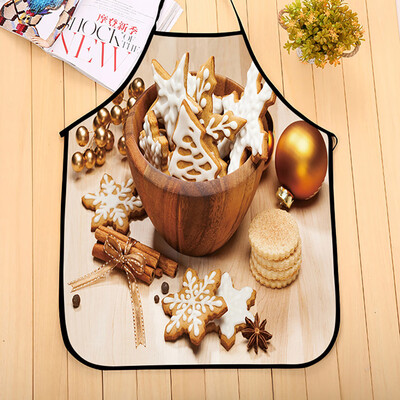 

Tailored Christmas Decoration Waterproof Apron Kitchen Aprons Dinner Party Apron