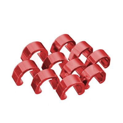 

10PCS Aluminum Alloy Bicycle C Type Buckle For MTB Road Bike Disc Brake Cable Frame Organizer Line Pipe Clip