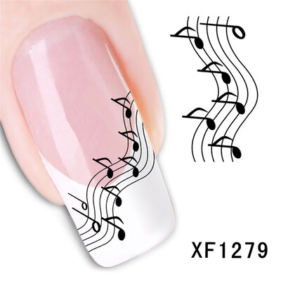 

〖Follure〗Fresh Style Flower Print 3D Nail Art Stickers Manicure Adhesive Transfer Decals