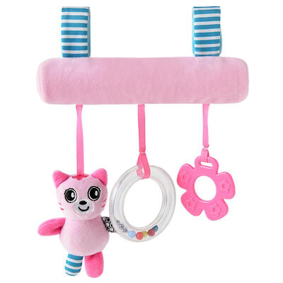 

Cartoon Animal Baby Squeaky Crib Rattle Bed Stroller Hang Bell Appease Toys