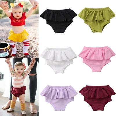 

Lovely Newborn Infant Kids Baby Girls Cotton Panties Bottoms Bloomer Diaper Cover Briefs