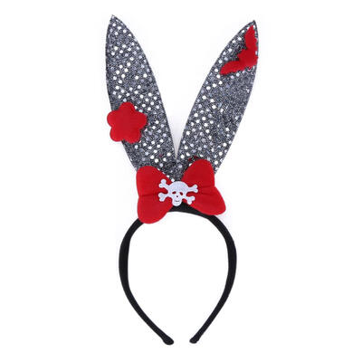 

Halloween Rabbit Ear Hair Band Hair Clasp for Home Party Headwear Headband