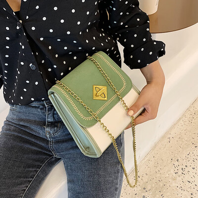 

Net red texture frosted chain bag handbag 2019 new wild fashion shoulder bag ins foreign gas Messenger bag