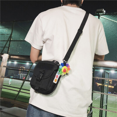 

Tailored Unisex Fashion Canvas Work Clothes Bag Shoulder Hip Hop Street Bag Casual Bag