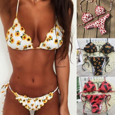 

Sexy Womens Bandage Push-up Padded Bikini Set Swimwear Swimsuit Bathing Suit