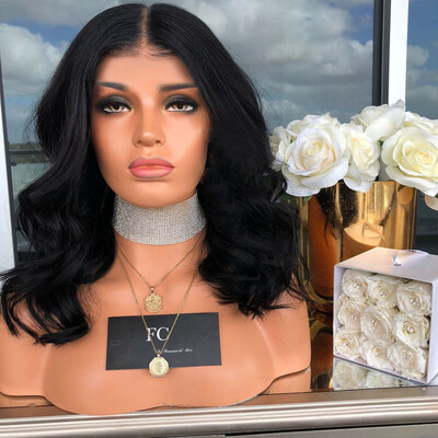

〖Follure〗Womens Fashion Wig Black Synthetic Hair Long Wigs Wave Curly Wig