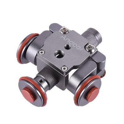 

Andoer Electric Motorized 3-Wheel Video Pulley Car Dolly Rolling Slider Skater for Canon Nikon Sony Camera Camcorder for iPhone 7