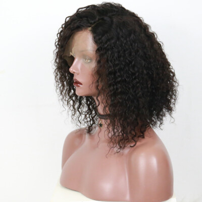 

Dolago Short Bob Wigs 13x6 Deep Curly Lace Front Human Hair Wigs For Women 130 European Glueless Lace Frontal Wig Virgin Hair