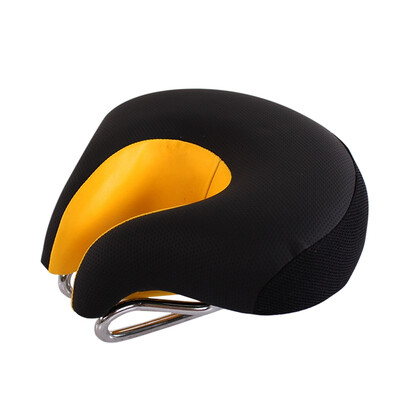 

New Hot Bicycle Saddle Split-Nose Elastic Reflective Front Seat Mat Pad Cushion Saddle Cushion Pad Seat Reflective Warning Safety
