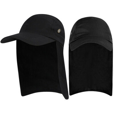 

Unisex Fishing Cap with Ear Neck Cover Flap Travel Outdoor Camping Sun Visor Hat