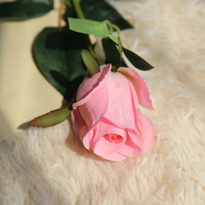 

JPGIF Artificial Fake Rose Flower Bridal Bouquet Wedding Party Long Roses Decor Beige