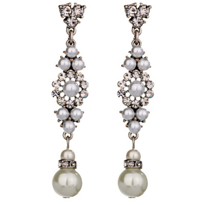 

Simple Simulated Pearls Earrings for Party New Popular Elegant Fashion Women Jewelry Accessories