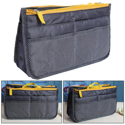 

Multi-functional Cosmetic Bag Double Layer Zipper Bag Package Pack Pouch