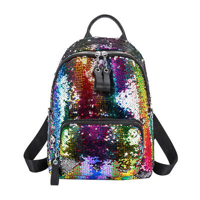

Glitter Backpack Women Sequins Travel Shoulder Bags Girls Shiny School Bags