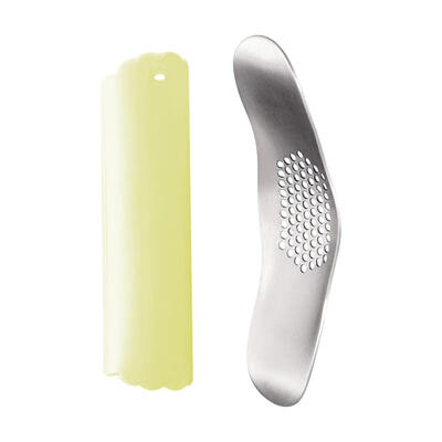 

Kitchen Gadgets Stainless Steel Garlic Press Crusher Peeler Cooking Tools